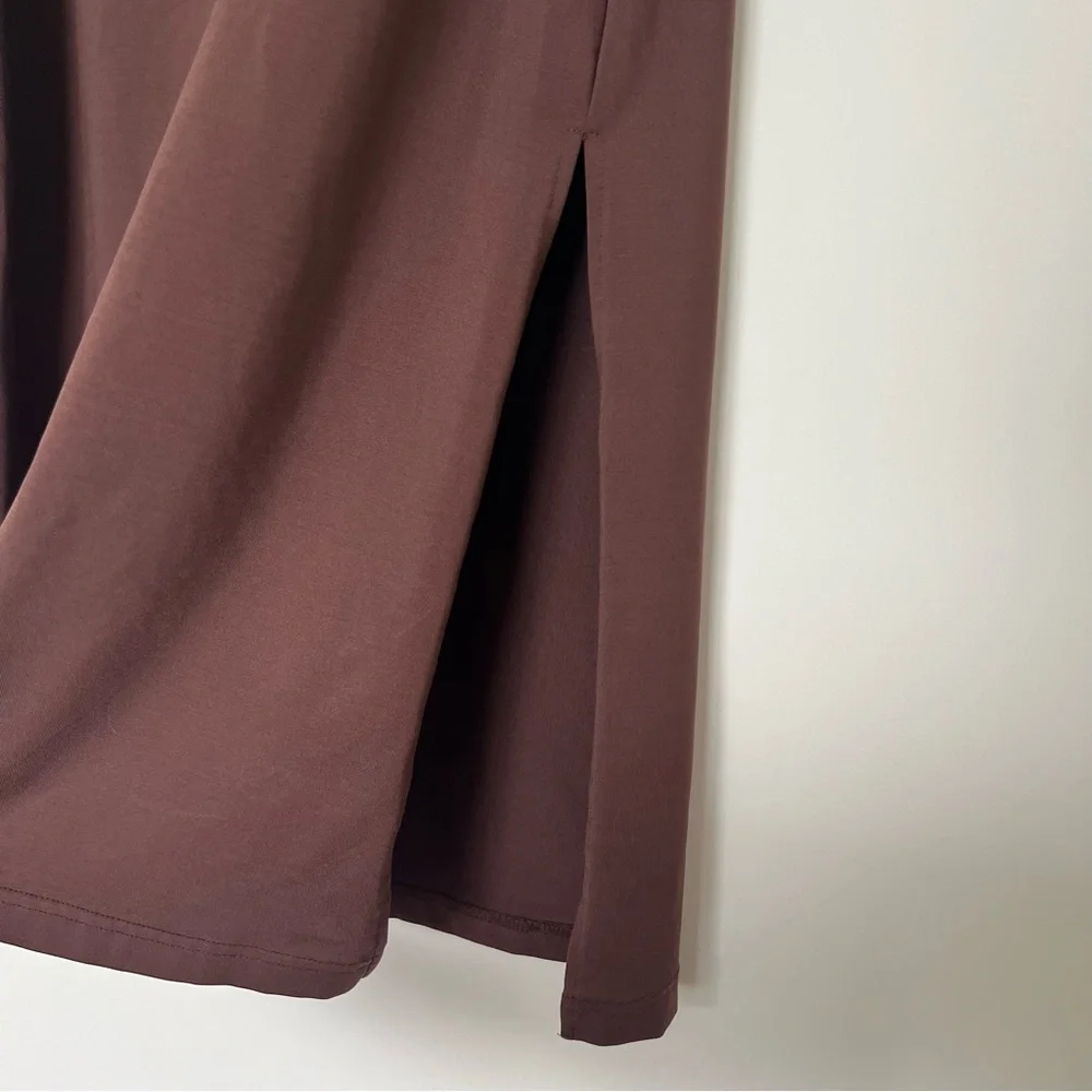Vintage 90s/Y2k Kathy Ireland Brown Midi Skirt